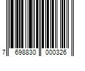 Barcode Image for UPC code 7698830000326