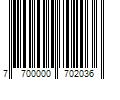 Barcode Image for UPC code 7700000702036