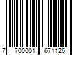 Barcode Image for UPC code 7700001671126