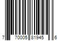 Barcode Image for UPC code 770005819456