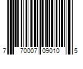 Barcode Image for UPC code 770007090105