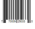 Barcode Image for UPC code 770009250330