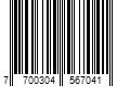 Barcode Image for UPC code 7700304567041