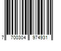 Barcode Image for UPC code 7700304974931