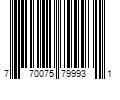 Barcode Image for UPC code 770075799931