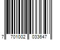 Barcode Image for UPC code 7701002033647