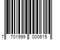 Barcode Image for UPC code 7701999000615