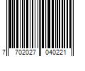 Barcode Image for UPC code 7702027040221