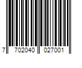 Barcode Image for UPC code 7702040027001