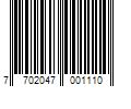 Barcode Image for UPC code 7702047001110