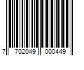 Barcode Image for UPC code 7702049000449