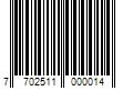 Barcode Image for UPC code 7702511000014