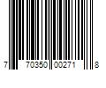 Barcode Image for UPC code 770350002718