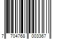 Barcode Image for UPC code 7704768003367