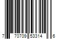 Barcode Image for UPC code 770709533146