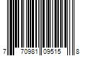 Barcode Image for UPC code 770981095158