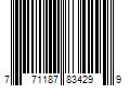 Barcode Image for UPC code 771187834299