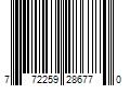 Barcode Image for UPC code 772259286770