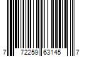 Barcode Image for UPC code 772259631457