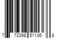 Barcode Image for UPC code 772398511368