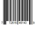 Barcode Image for UPC code 772515451409