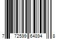 Barcode Image for UPC code 772599648948