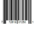 Barcode Image for UPC code 772618072501