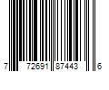 Barcode Image for UPC code 772691874436