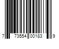 Barcode Image for UPC code 773554001839