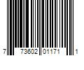 Barcode Image for UPC code 773602011711