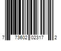 Barcode Image for UPC code 773602023172