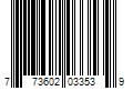 Barcode Image for UPC code 773602033539