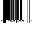 Barcode Image for UPC code 773602059782