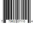 Barcode Image for UPC code 773602071104