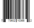 Barcode Image for UPC code 773602103652