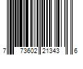 Barcode Image for UPC code 773602213436