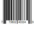 Barcode Image for UPC code 773602403349