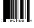 Barcode Image for UPC code 773602430260