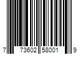 Barcode Image for UPC code 773602580019