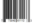 Barcode Image for UPC code 773848611133