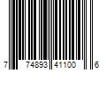 Barcode Image for UPC code 774893411006