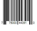 Barcode Image for UPC code 775000443910