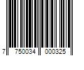 Barcode Image for UPC code 7750034000325