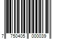 Barcode Image for UPC code 7750405000039