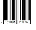 Barcode Image for UPC code 7750481260037