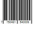 Barcode Image for UPC code 7750481540009