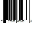 Barcode Image for UPC code 775053600858