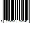 Barcode Image for UPC code 7750670007047