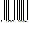 Barcode Image for UPC code 7750826000014