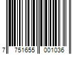 Barcode Image for UPC code 7751655001036